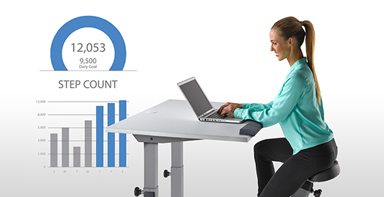 bike desk calories counter