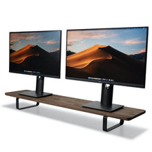 Load image into Gallery viewer, Desk Shelf - Dual Monitor Stand
